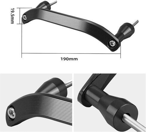 NICECNC Black CNC Rear Grab Handle Compatible with KTM 125-450 SX/SXF/XC/XCF 2016 2017 2018 125-500 XCW/EXC/EXCF 2017 2018 2019 See Fitment in Saudi Arabia