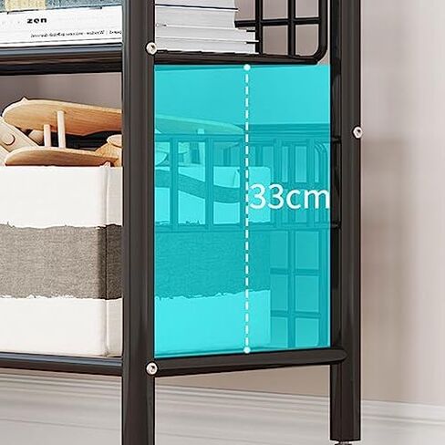 360° Rotating Bookshelf - Multifunctional Rolling Cart for Home & Office Storage, Kitchen Organizer, Space-Saving Design, Adjustable Shelves, Easy Mobility in Saudi Arabia
