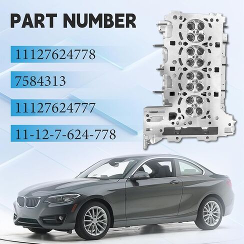 11127624778 الاسطوانة يناسب ل BMW 328i 420i 428i 520i 528i 220i 228i 320i X1 X3 X4 X5 Z4 N20 N26 2012-2017 1997cc توربو 2.0L 11127624777 in Saudi Arabia