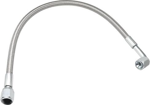 36 "خط تغذية زيت توربو مضفر من الفولاذ الخام الشاحن التربيني عن بعد 551871 طول 4AN 90 درجة خط خرطوم مستقيم PTFE وضغط نهاية الخرطوم in Kuwait