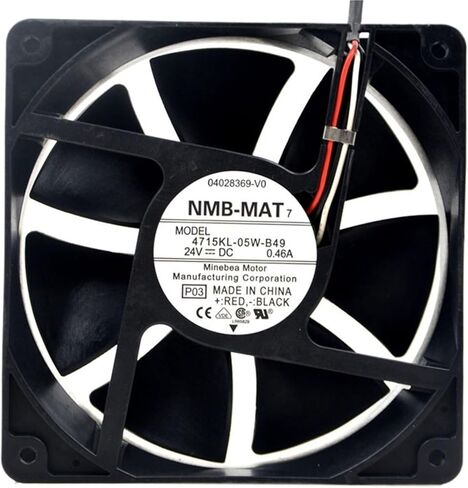 1 قطعة ل NMB-MAT 4715KL-05W-B49 24V 0.46A 11.04W 3200RPM 12 سنتيمتر 12038 120x120x38 مللي متر التدفق المحوري مروحة التبريد in Kuwait