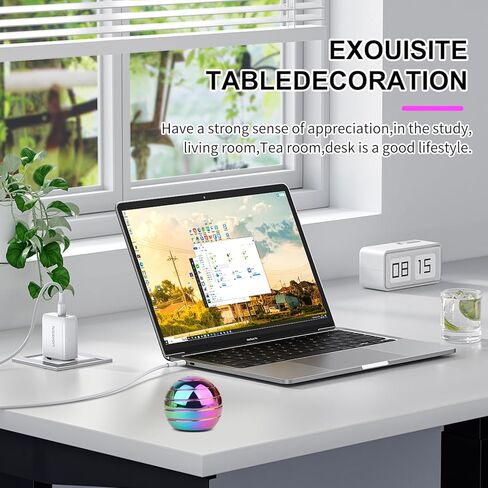 كرة لعبة مكتبية حركية، ألعاب فيدجيت مكتبية للبالغين، 1.54 بوصة قوس قزح فيدجيت سبينر لتخفيف القلق واضطراب فرط الحركة ونقص الانتباه، لعبة دوارة فيزيائية بحجم الجيب للبالغين والأطفال (39 مم، قوس قزح-A) in Kuwait