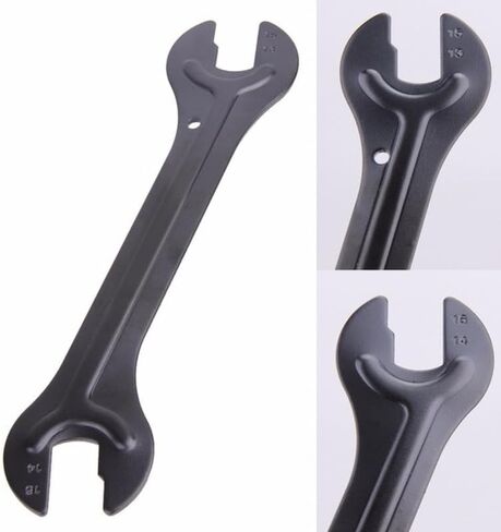 2Pcs Bicycle Hub Pedal Repair Wrench Bicycle Repair Tools Bike Wheel Hub Axle Cone Adjuster Pedal Spanner For MTB 13/14/15/16mm in Saudi Arabia