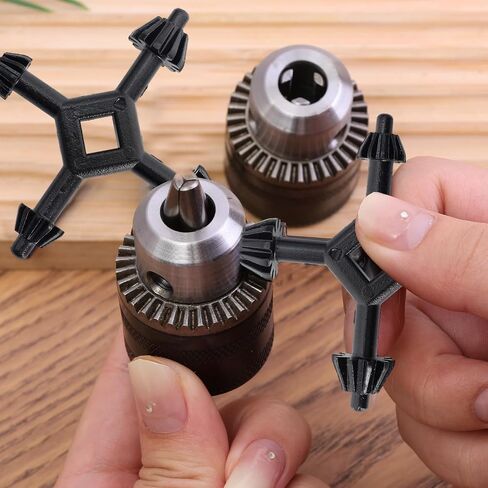 1pcs Cross Wrench 4 in 1 Drills Chuck Key Star Wrench 4 Way Chuck Key Spanner Ratchet Socket Ring DIY Projects Home Repairs in Saudi Arabia