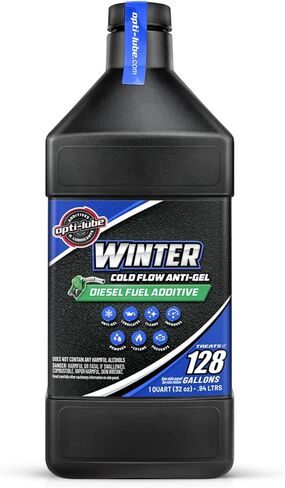 Opti-Lube Winter Formula Anti-Gel Diesel Fuel Additive: Quart (1 Quart - Treats 128 Gallons) in Saudi Arabia