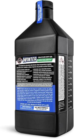 Opti-Lube Winter Formula Anti-Gel Diesel Fuel Additive: Quart (1 Quart - Treats 128 Gallons) in Saudi Arabia
