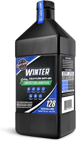 Opti-Lube Winter Formula Anti-Gel Diesel Fuel Additive: Quart (1 Quart - Treats 128 Gallons) in Saudi Arabia