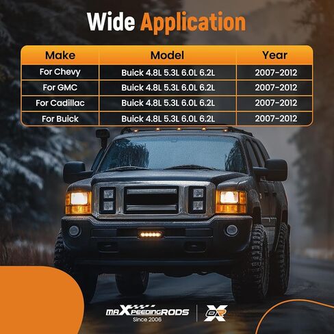 maxpeedingrods 8 رافعات أسطوانة هيدروليكية و8 رافعات صمام AFM متوافقة مع 2007-2012 Chevy GMC Cadillac Buick 4.8L 5.3L 6.0L 6.2L رافعات صمام إدارة الوقود النشطة، 12569256 12645725 12680871 in Kuwait