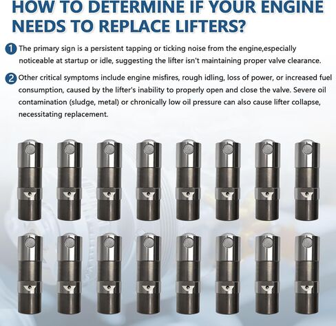 LS7 Lifters Set of 16 with Guide Trays Fit for LS1 LS2 LS3 LS6 LQ4 LQ9 LY5 LY6 LM7 4.8 5.3 5.7 6.0 6.2 Replace 12499225 17122490 in Saudi Arabia