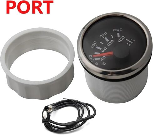 NMEA 2000 52 مم مقياس مستوى الوقود الفولتميتر 8-16 فولت ضغط الزيت 0-10 بار مقياس درجة حرارة الماء مقياس مؤشر قارب السيارة لشاحنة السيارات (لوحة المياه) in Saudi Arabia