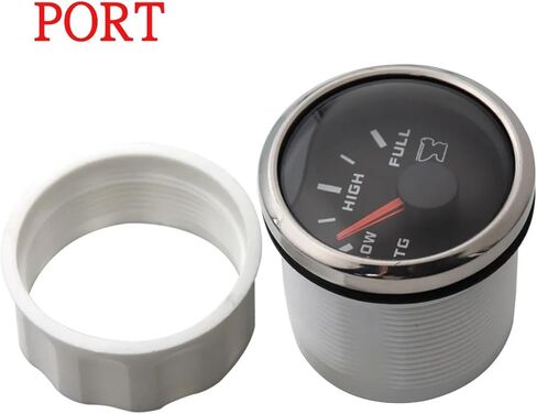 NMEA 2000 52 مم مقياس مستوى الوقود الفولتميتر 8-16 فولت ضغط الزيت 0-10 بار مقياس درجة حرارة الماء مقياس مؤشر قارب السيارة لشاحنة السيارات (لوحة المياه) in Saudi Arabia