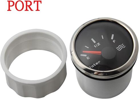 NMEA 2000 52 مم مقياس مستوى الوقود الفولتميتر 8-16 فولت ضغط الزيت 0-10 بار مقياس درجة حرارة الماء مقياس مؤشر قارب السيارة لشاحنة السيارات (لوحة المياه) in Saudi Arabia