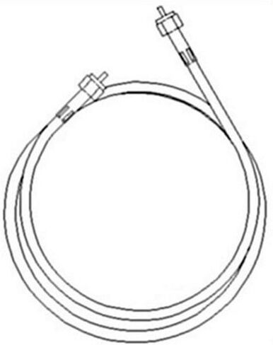 قطع غيار للسيارات موتو شاحنة جرار OEM لكابل مقياس سرعة الدوران/عداد السرعة يناسب International 370197R91 Mod-JZ985-8928 in Saudi Arabia