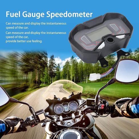 Motorcycle Speedometer,Motorcycle Electric Tricycle Dashboard Fuel Speedometer LCD Display 48‑60V in Saudi Arabia