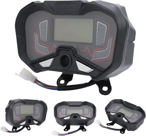 Motorcycle Speedometer,Motorcycle Electric Tricycle Dashboard Fuel Speedometer LCD Display 48‑60V in Saudi Arabia
