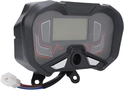 Motorcycle Speedometer,Motorcycle Electric Tricycle Dashboard Fuel Speedometer LCD Display 48‑60V in Saudi Arabia