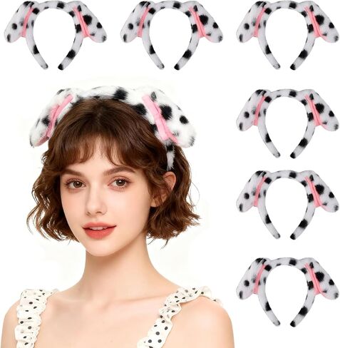 TOPTIE 6 PCS Animals Ears Headband, Halloween Decorations for Adult & Kid, Jungle Safari Animals Hair Hoop for Party Favors in Saudi Arabia