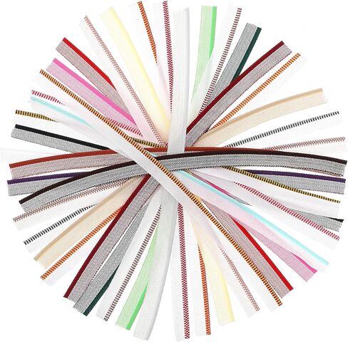 24 قطعة من أشرطة نهاية تجليد الكتب، مجموعة عصابة رأس قطنية لتجليد الكتب مقاس 11.8 بوصة من القطن لتجليد الكتب وتزيينها، 24 لونًا نابضًا بالحياة in Kuwait