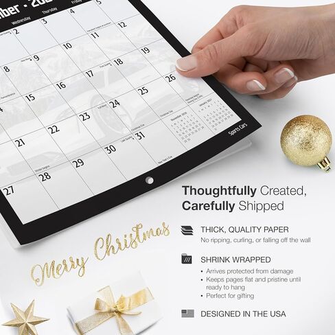 RED EMBER Sports Cars 2026 Wall Calendar 12 Month | Thick & Sturdy Paper | Holiday Gift | Luxury Exotic Car Calendar 2026 in Saudi Arabia