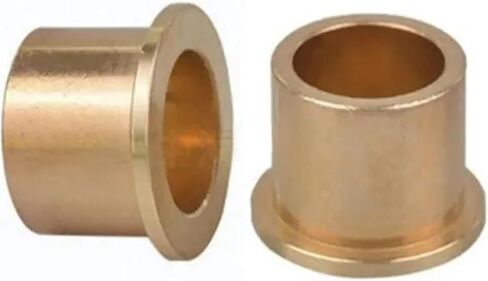 Brass Self-Lubricating Bushing Guide Sleeve, Powder Metallurgy Oil Copper Bearing with Flanged Design, 2mm-5mm Inner Diameter (8x10x12-15x1 5pcs) in Saudi Arabia