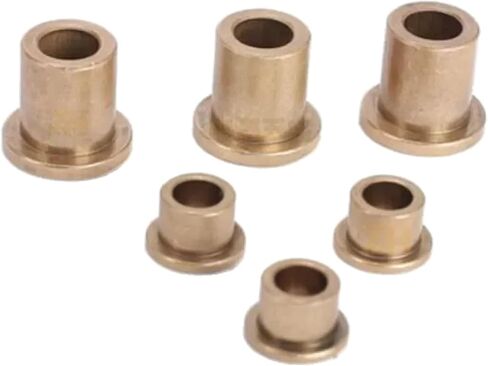 Brass Self-Lubricating Bushing Guide Sleeve, Powder Metallurgy Oil Copper Bearing with Flanged Design, 2mm-5mm Inner Diameter (8x10x12-15x1 5pcs) in Saudi Arabia