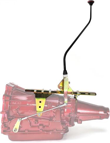 American Shifter 19280 Single Action Automatic Transmission Shifter Kit (23 Dual Bend Black Arm with Black Knob) in Saudi Arabia