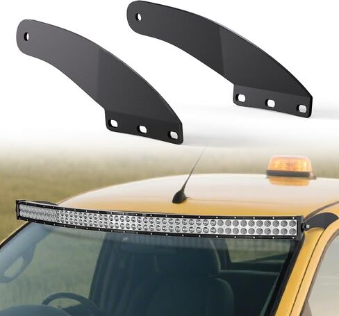 Nilight 50 inch Curved LED Light Bar Bracket Mounting Upper Windshield Roof Cab Brackets Compatible with Ford Ranger 1993-2011 Pickup 4-Door or 2-Door in Saudi Arabia