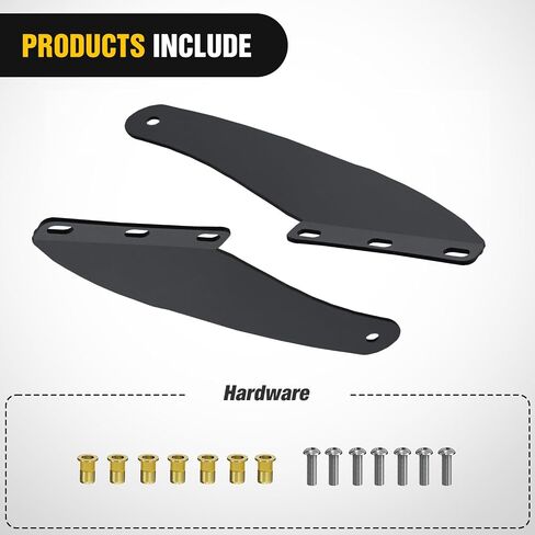 Nilight 50 inch Curved LED Light Bar Bracket Mounting Upper Windshield Roof Cab Brackets Compatible with Ford Ranger 1993-2011 Pickup 4-Door or 2-Door in Saudi Arabia
