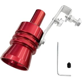 صافرة عادم السيارة من yoRise، صفارة طرف صمام النفخ التلقائي من سبائك الألومنيوم، محاكاة صانع زئير أنبوب ذيل السيارة، أنبوب كاتم صوت السيارة العالمي معزز الصوت لمعظم السيارات (أسود-XL) in Kuwait