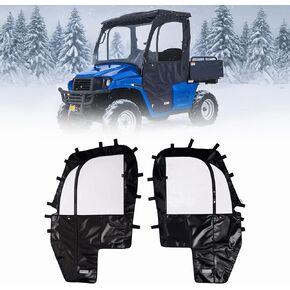 أبواب علوية ناعمة من KEMIMOTO متوافقة مع UTV Hisun 400، Coleman UT400، قطاع Hisun 400، Massimo MSU400، حاوية كابينة UTV ناعمة مقاومة للماء ومقاومة للرياح، مناسبة للمرايا الجانبية in Kuwait