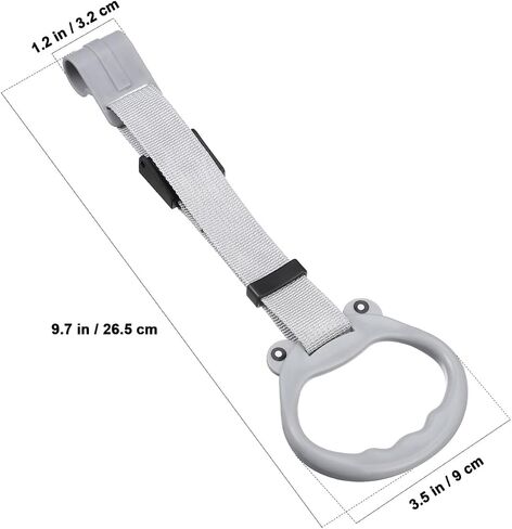 Toyvian 2 Pcs Baby Playpen Pull up Rings Adjustable Toddler Walking Assistant Handles Soft Plastic Safety Gate Accessories for Infant Bed Support in Saudi Arabia