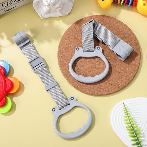 Toyvian 2 Pcs Baby Playpen Pull up Rings Adjustable Toddler Walking Assistant Handles Soft Plastic Safety Gate Accessories for Infant Bed Support in Saudi Arabia