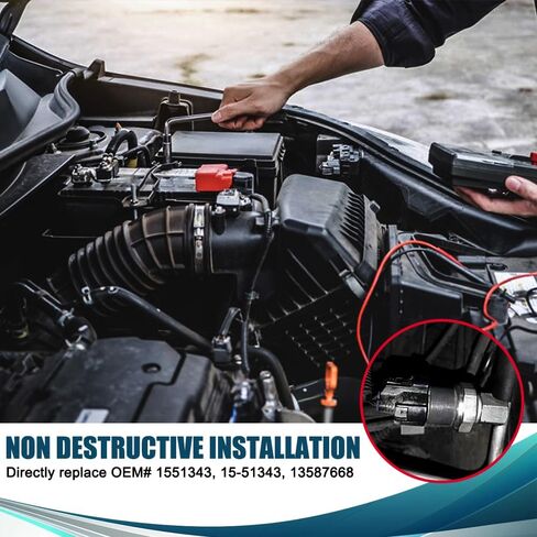 استبدال مفتاح مستشعر ضغط التيار المتردد OEM#1551343 13587668، مفتاح مستشعر الضغط العالي للتيار المتردد، مستشعر ضغط مبرد تكييف الهواء، مفتاح ضغط التيار المتردد مناسب لبويك بونتياك ايسوزو in Saudi Arabia
