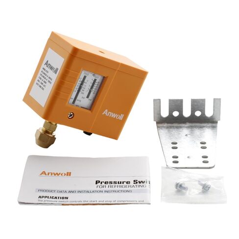 PS31-08 التحكم في ضغط الزيت القابل للتعديل HVAC/مفتاح ضغط غلاية البخار/تبريد فردي/مفتاح ضغط ضاغط مضخة مياه الهواء -2.9 رطل لكل بوصة مربعة ~ 109 رطل لكل بوصة مربعة in Kuwait