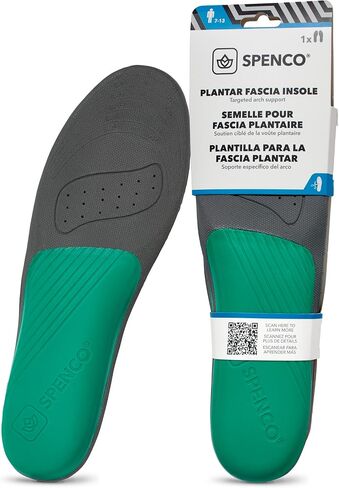 نعل داخلي من Spenco Plantar Fascia، مقاس مناسب للسيدات 5-11 in Saudi Arabia
