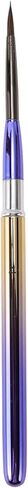 Generic 1 Pcs Painting Brush for Gouache Animal Hair Bristles with Metal Handle Gradient Blue Purple Gold Tone 7.2 Inch in Saudi Arabia