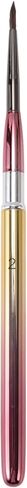 Generic 1 Pcs Painting Brush for Gouache Animal Hair Bristles with Metal Handle Gradient Purple Red Gold Tone 7.1 Inch in Saudi Arabia
