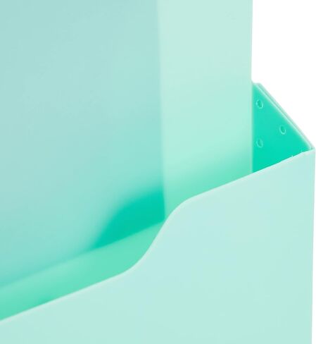 Okuna Outpost 3 Piece Magnetic File Holder for Refrigerator, Organizer for Mail, Folders, Pens (Teal, 3 Sizes) in Saudi Arabia