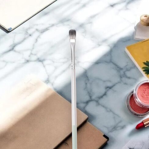 Generic 1Pcs Brush for Painting Round Watercolor Brush Nylon Bristles with Copper Ferrule and Wooden Handle Light Green 11.4 Inch in Saudi Arabia