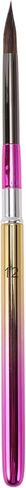 Generic 1 Pcs Painting Brush for Gouache Animal Hair Bristles with Metal Handle Gradient Rose Gold Tone 7.5 Inch in Saudi Arabia