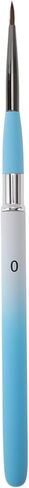 Generic 1 Pcs Brush for Painting for Gouache Animal Hair Bristles with Metal Handle Sky Blue White 7.1 Inch in Saudi Arabia