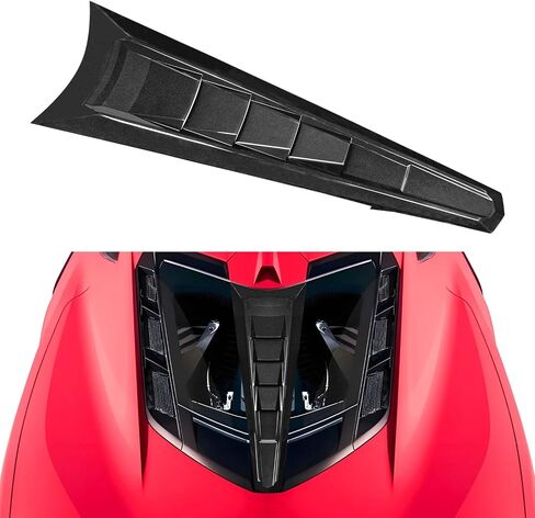 Rear Window Applique Hatchback Louver Molding Trim Panel Cover Compatible with for Chevy C8 Corvette Stingray E-Ray Z06 Z51 Coupe 2020-2025 Rear Window Decoration Exterior Accessories in Saudi Arabia