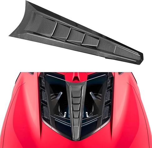 غطاء لوحة الكسوة المزخرف بالنافذة الخلفية متوافق مع Chevy C8 Corvette Stingray E-Ray Z06 Z51 Coupe 2020-2025 الملحقات الخارجية لتزيين النافذة الخلفية in Kuwait