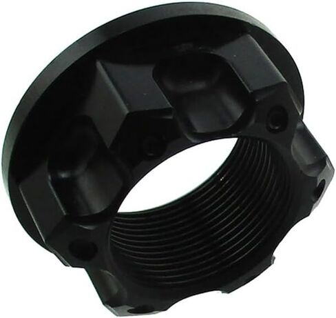 Aluminum Steering Stem Nut For CRF50 XR50 KLX110 Pit Dirt Bike Parts (Black) in Saudi Arabia