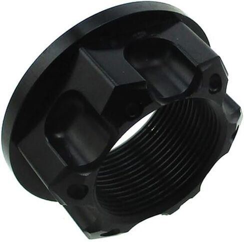 Aluminum Steering Stem Nut For CRF50 XR50 KLX110 Pit Dirt Bike Parts (Black) in Saudi Arabia