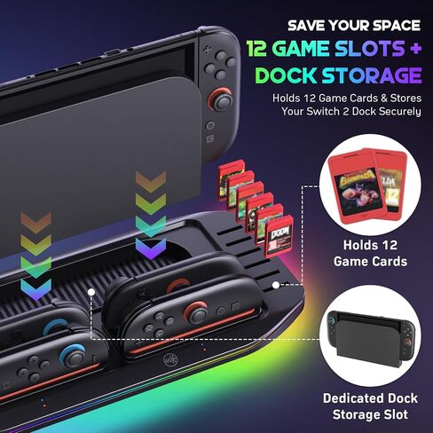 شاحن Switch J-Con، شاحن قبضة innoAura J-Con للتبديل/تبديل OLED، شاحن وحدة تحكم التبديل المحمول بطول 59 قدمًا، كابل شحن بمقبض J-Con مع مؤشر LED - حزمة واحدة in Saudi Arabia