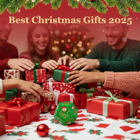 هدايا عيد الميلاد للأحفاد، 2025 سانتا مبادلة هدية تبادل النرد، عيد الميلاد تخزين الحشو للمراهقين الأولاد الرجال النساء الأطفال، هدايا عيد ميلاد الذكرى تبادل ألعاب النرد للأصدقاء عيد الميلاد in Kuwait