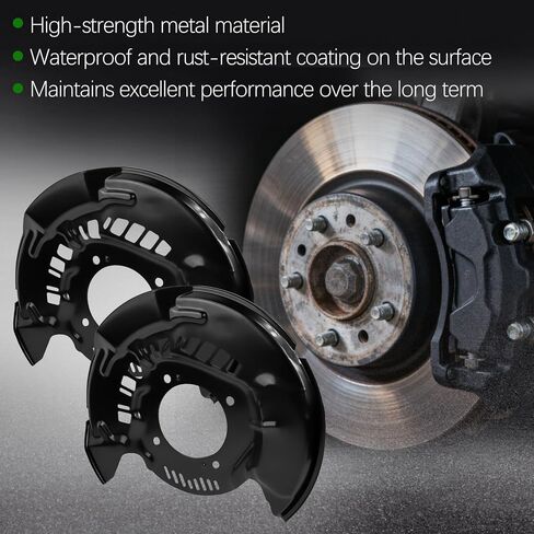 2Pcs 47703-0C031 47704-0C031 Brake Dust Shield Cover Front Left & Right Side, Brake Backing Plate Fit for Toyota Sequoia 2008-2022 for Tundra 2007-2021 in Saudi Arabia