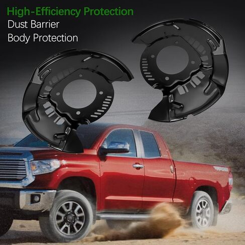 2Pcs 47703-0C031 47704-0C031 Brake Dust Shield Cover Front Left & Right Side, Brake Backing Plate Fit for Toyota Sequoia 2008-2022 for Tundra 2007-2021 in Saudi Arabia
