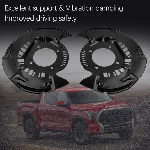 2Pcs 47703-0C031 47704-0C031 Brake Dust Shield Cover Front Left & Right Side, Brake Backing Plate Fit for Toyota Sequoia 2008-2022 for Tundra 2007-2021 in Saudi Arabia